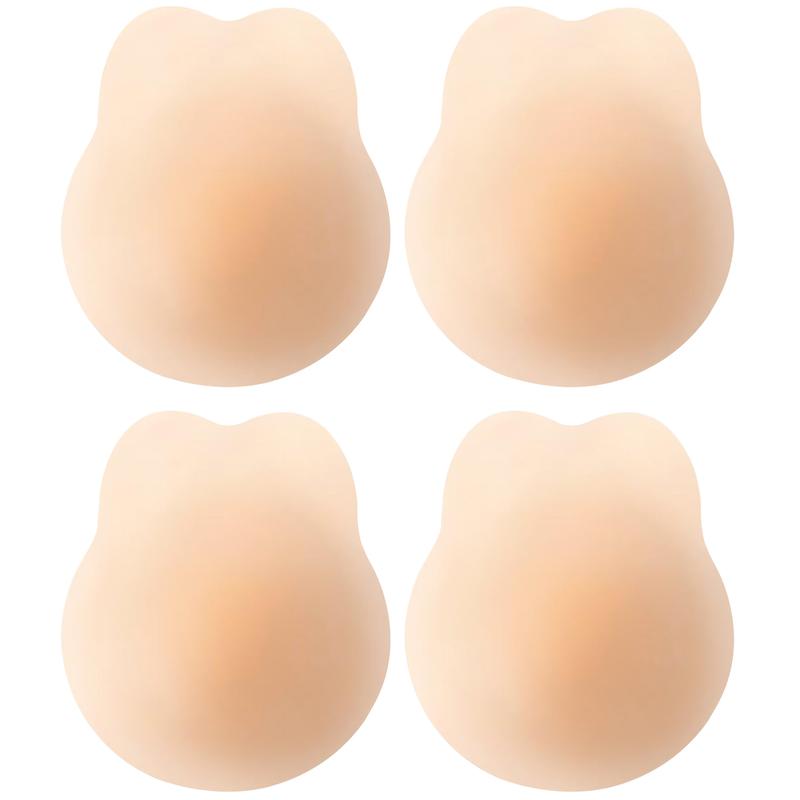 KISWON 2024 Newest Nipple Cover Seamless Added Lift Ultra-Thin Nipple Covers Adhesive Bras Strapless Backless Sticky Petals