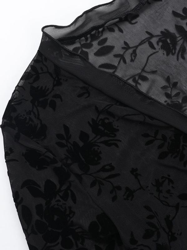 Women's Plain V Neck Flare Top, Elegant Fashion Casual Bell Sleeve Top for Daily Outdoor Wear, Women Clothing for Spring Fall