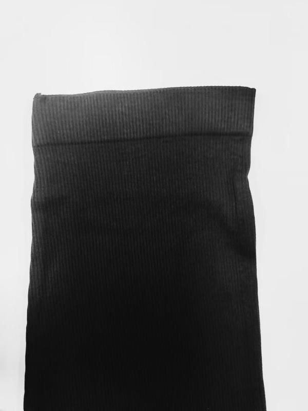  Solid Backless Shapewear Jumpsuit, Casual Comfy Tummy Control Butt Lift Square Neck Sleeveless Jumpsuit for Daily Wear, Women's Shapewear Bodysuit for All Seasons
