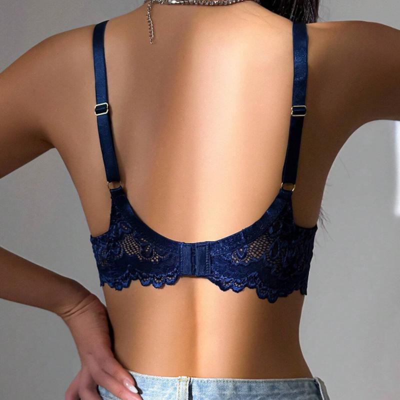 Floral Lace Underwire Bra Lingerie for Women
