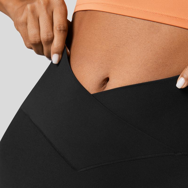 Halara Everyday Softlyzero Crossover Pocket Plain Leggings