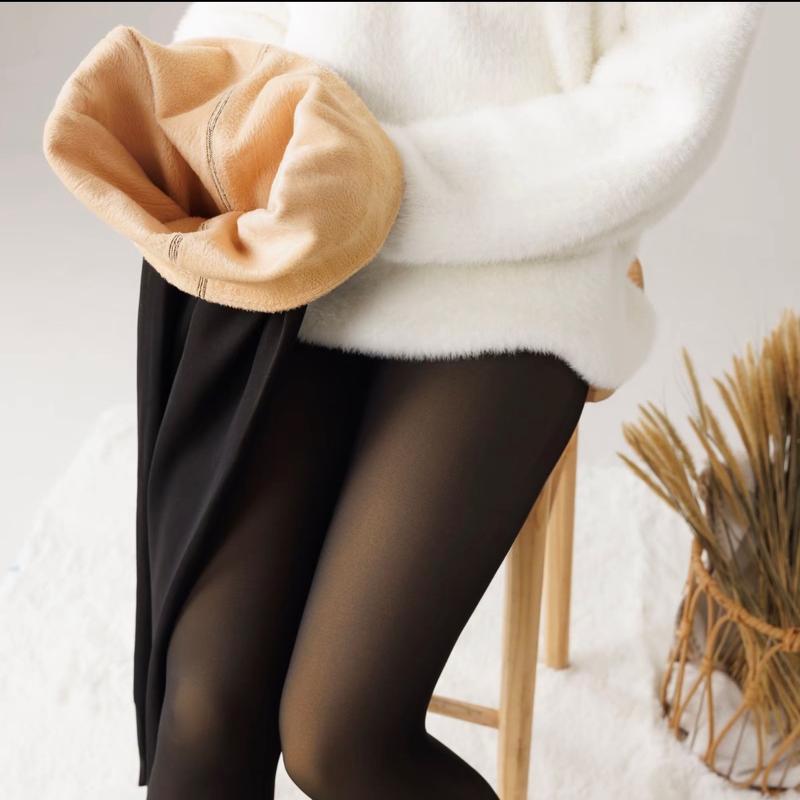 THE ORIGINAL! 4 SHADES • SIZE XS - 3XL • MAGIC FLEECE LINED LEGGINGS • CLOSED FOOT (LOOKS LIKE PANTYHOSE Winter Comfort Fleece Tights Available in Plus Size and Brown Fur