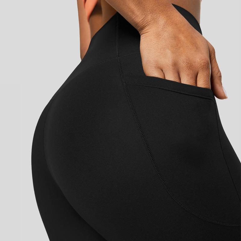 Halara Everyday Softlyzero Crossover Pocket Plain Leggings