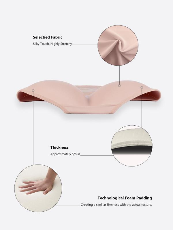 Women's Plain High Waist Butt Lift Panty, Summer Wear, Solid Color Seamless Panties, Soft Comfy Breathable Knicker for Daily Wear