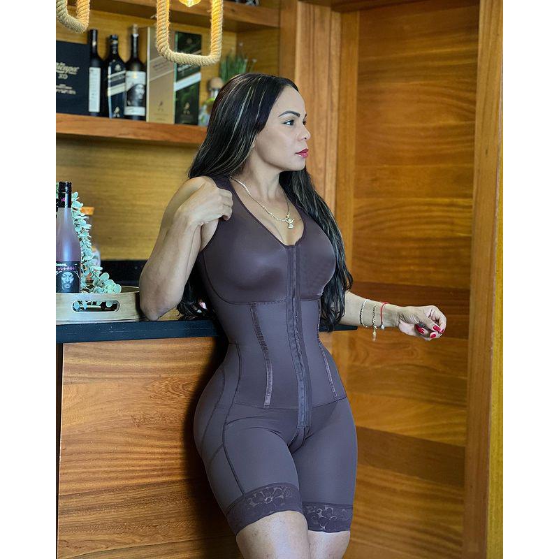 Fajas Stretch Tummy Control Shapewear Breast-Covering Sleeveless One-Piece Breasted Breast-Covering Girdle Colombian Women'S Girdle Sculpting Butt Lifter Mid Thigh Full Bodysuit