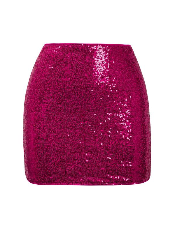 Women's Glitter Sequin Zipper High Waist Bodycon Skirt, Summer Clothes Women, Shimmering Summer Skirt, Women's Skirt for Party Club Night Out