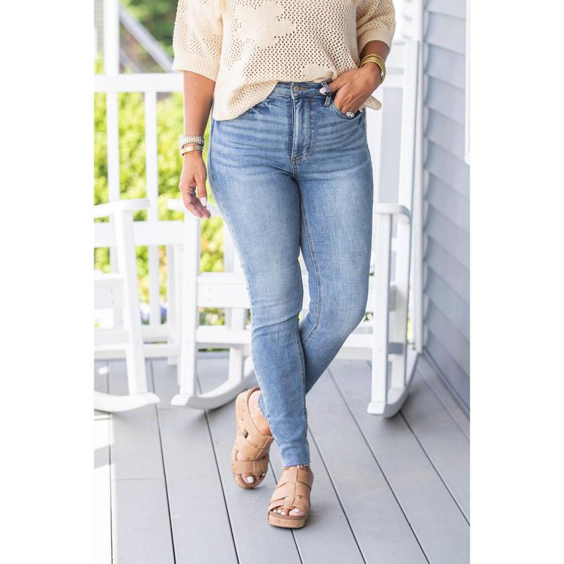 The Heather Tummy Control Judy Blue Jeans
