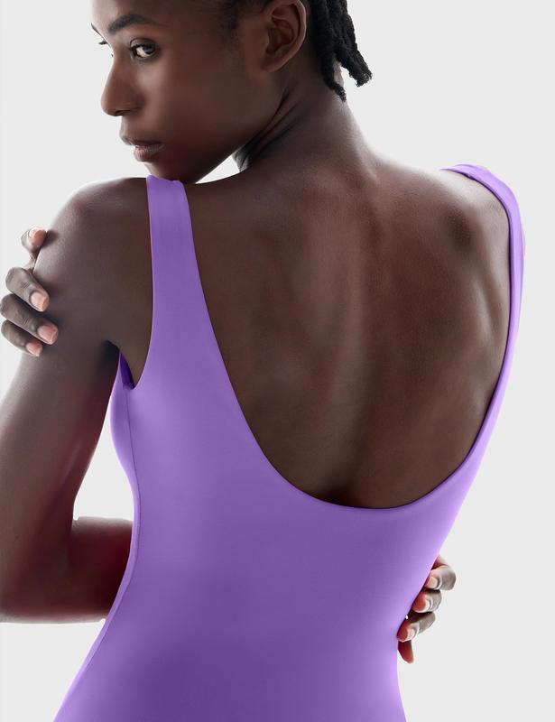 PUMIEY Bodysuit for Women Sleeveless Backless Tank Top Womenswear Underwear Basic Minimalist bodysuit  chanclas