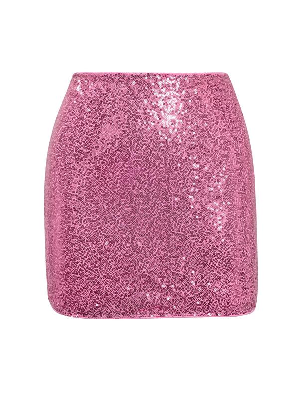 Women's Glitter Sequin Zipper High Waist Bodycon Skirt, Summer Clothes Women, Shimmering Summer Skirt, Women's Skirt for Party Club Night Out
