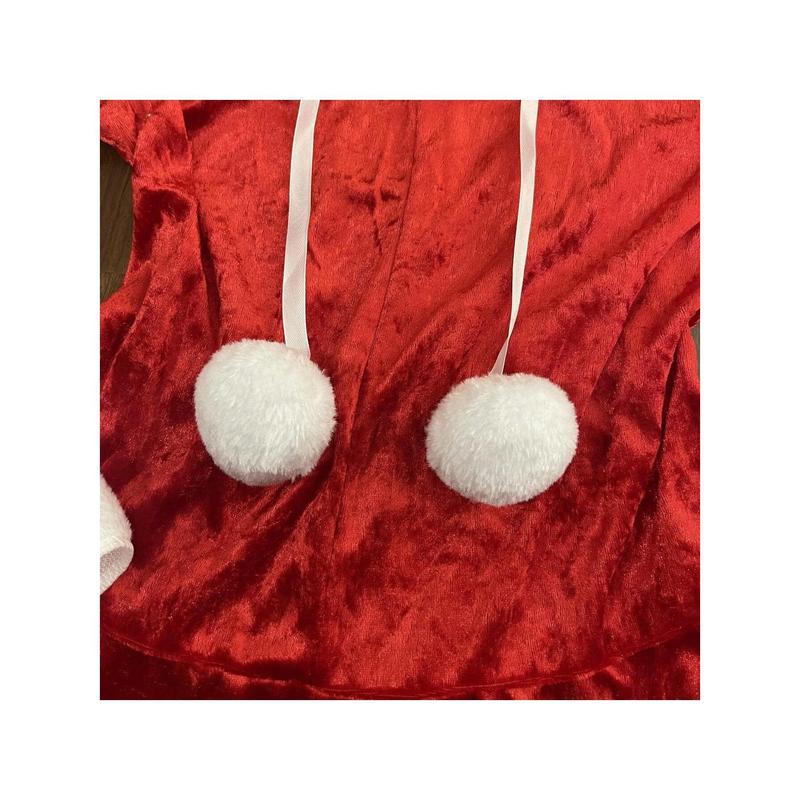 Beauty Cove  1pc Christmas Fashion Dresses, Christmas Costumes, Party Costumes, Santa Claus Cosplay Costumes, Women's Santa Claus Costumes