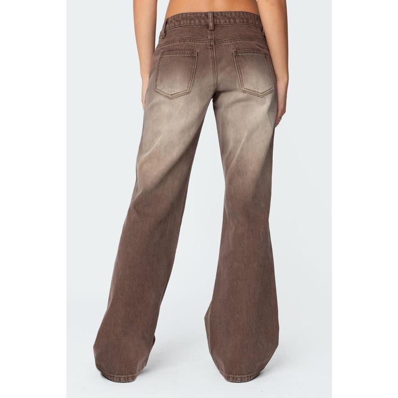 Alysse Low Rise Washed Jeans