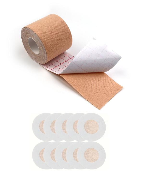 Women's Plain Breast Lift Tape, 1 Count Skin-Friendly Waterproof Non Elastic Boob Tape, Bra Accessories for Daily Use