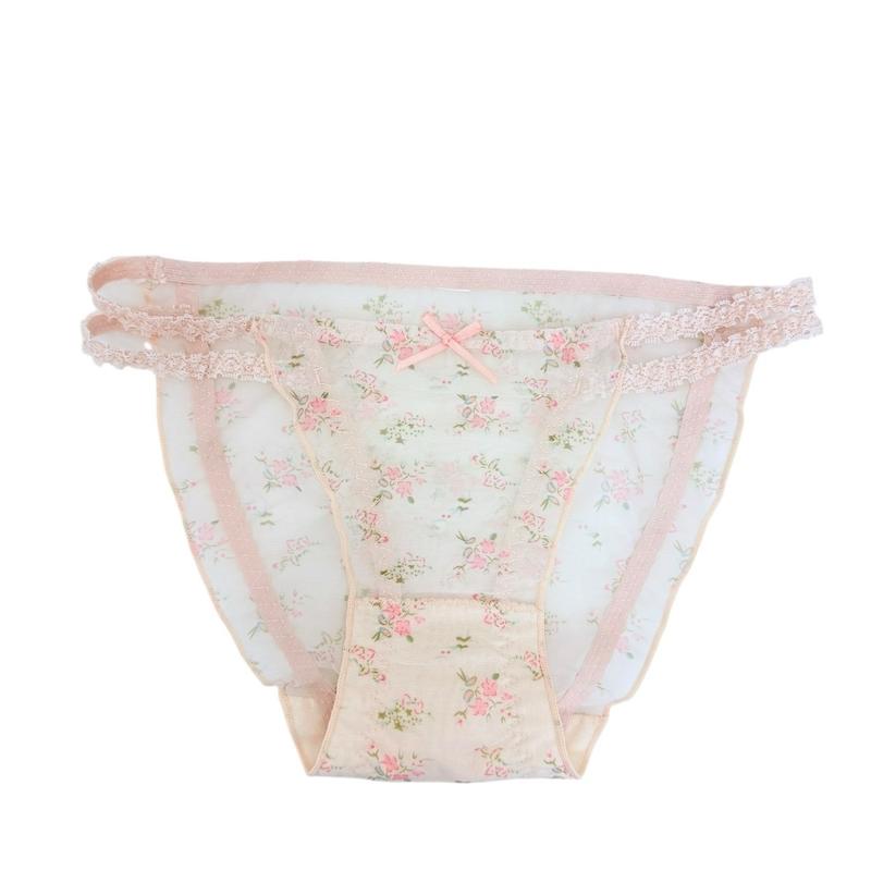XS S  Milanblocks Coquette Bow Lace Cute Panties - Soft Lace Material with Charming Bow Accent - Comfort Comfortable