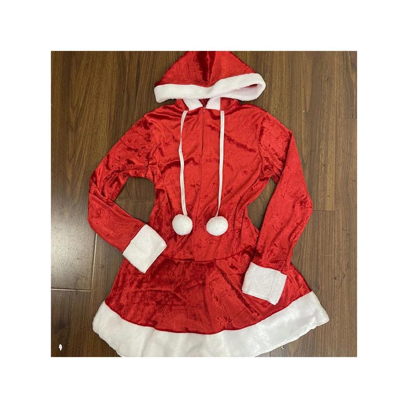 Beauty Cove  1pc Christmas Fashion Dresses, Christmas Costumes, Party Costumes, Santa Claus Cosplay Costumes, Women's Santa Claus Costumes