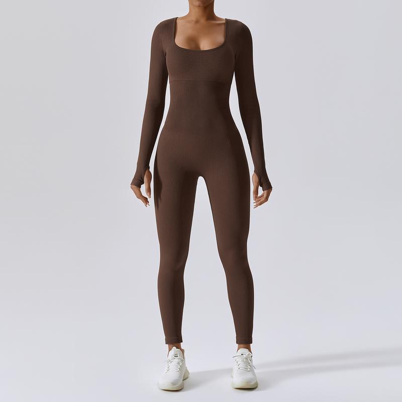 Long Sleeve Body Snatching Jumpsuit