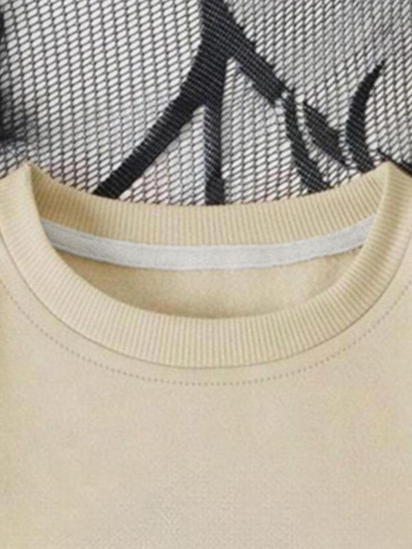 Women's Christmas Graphic Print Drop Shoulder Sweatshirt, Casual Long Sleeve Round Neck Pullover for Daily Wear, Ladies Fall & Winter Clothes
