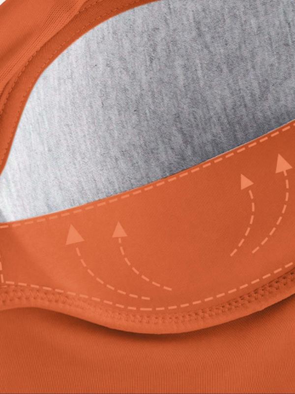 Women's Solid Contrast Mesh Wireless Bra, Soft Comfy  Casual Breathable Seamless Lingerie, Women's Bralette, Ladies Underwear for All Seasons Daily Wear, Bra for Women