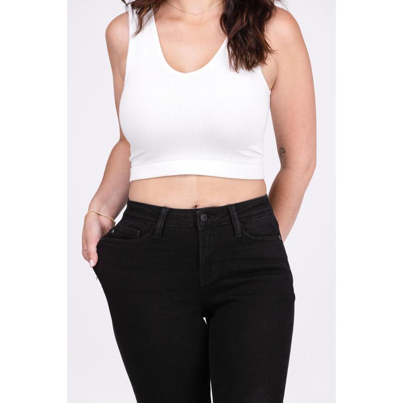 The Heidi from Judy Blue: Mid-Rise Slim Fit Denim