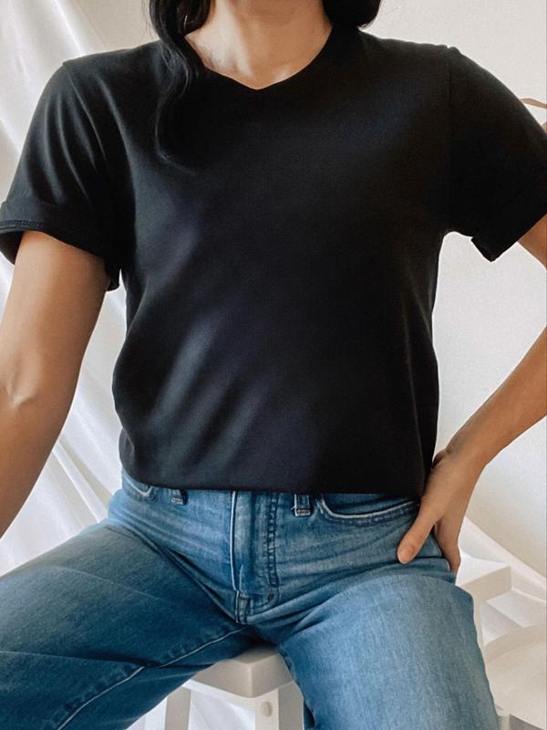 Women's Letter & Figure Print Round Neck Graphic Tee, Vintage Trendy Casual Short Sleeve T-shirt for Daily Wear, Ladies All Seasons Outfit,  90s Clothes