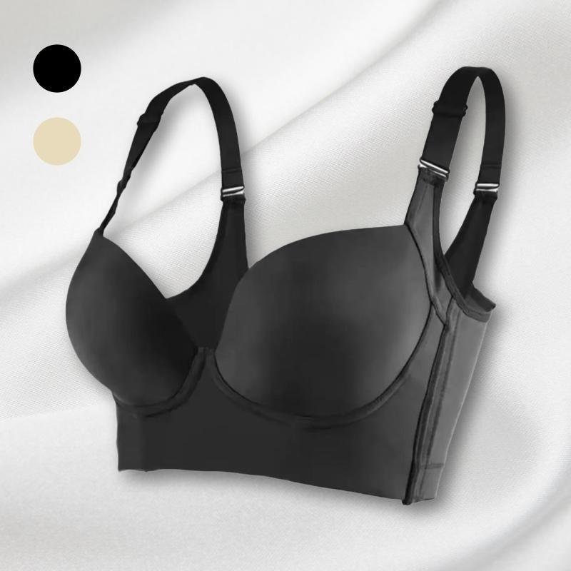  Women's Adjustable Strap Underwire Bra, Comfy Bralettes, Push Up Bra, Casual Buckle Back Push Up Lingerie Top, Soft Comfy Breathable Plus Underwear for Daily Wear, Plus Size Wear 2024,  Tops for Women