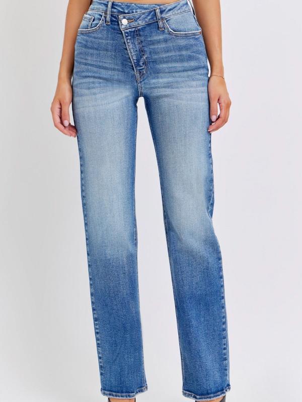 Les Criss Cross Dark Wash