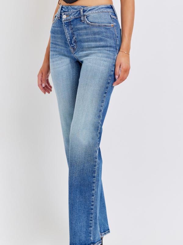 Les Criss Cross Dark Wash