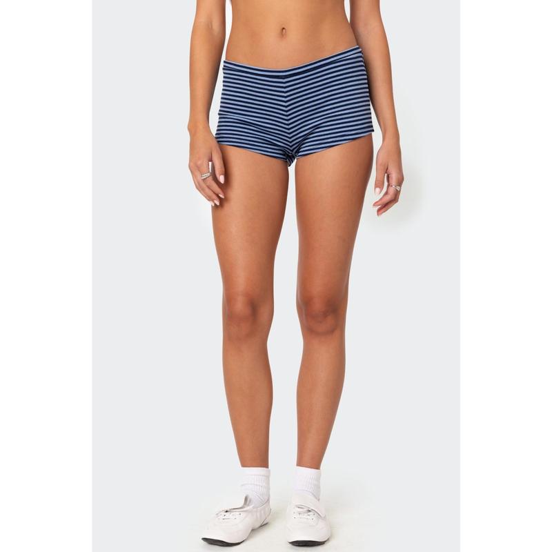 Levia Striped Micro Shorts