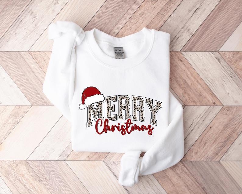 Merry Christmas Sweatshirt, Christmas Shirts, Cute Winter Sweater, Christmas Shirt for Women