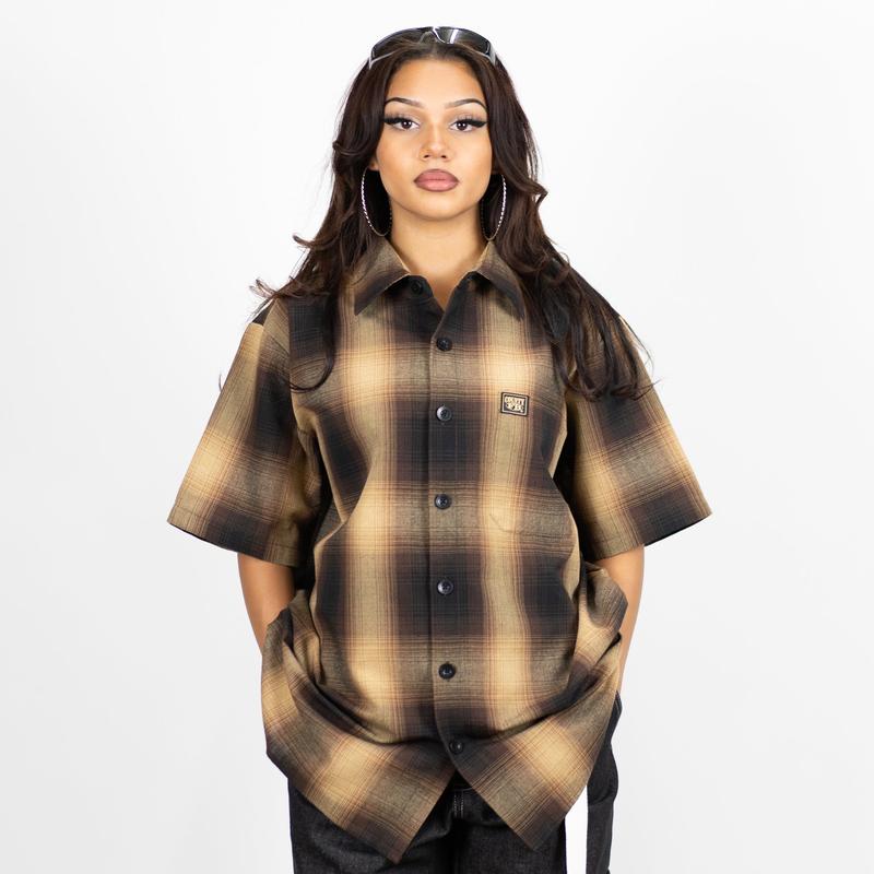 FB County Short Sleeve Checker Flannel Shirt