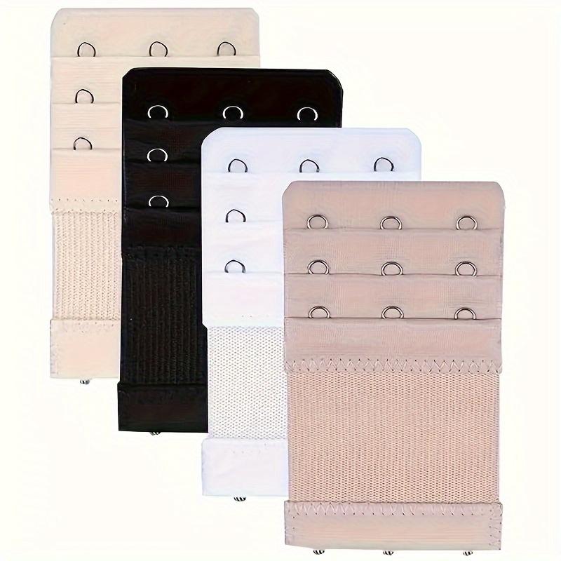 4pcs Bra Strap Extenders, Comfortable & Adjustable, 3 Hooks