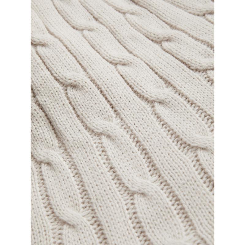 Cider [size 2-26] Cable Knit Middle Waist Solid Mini Skirt