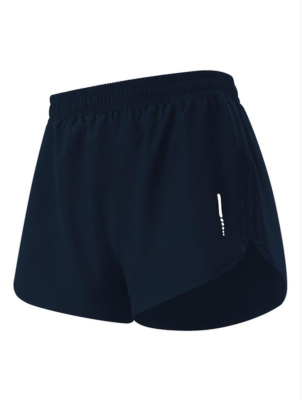Women's Solid Drawstring Moisture Absorbing Shorts, Casual Breathable Comfortable Shorts for Daily Outdoor Wear, Ladies Bottoms for All Seasons