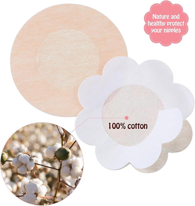 40 Pairs Disposable Nipple Breast Covers Adhesive Breast Pasties Petal Bra Pasties for Women
