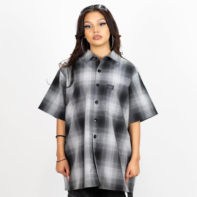 FB County Short Sleeve Checker Flannel Shirt