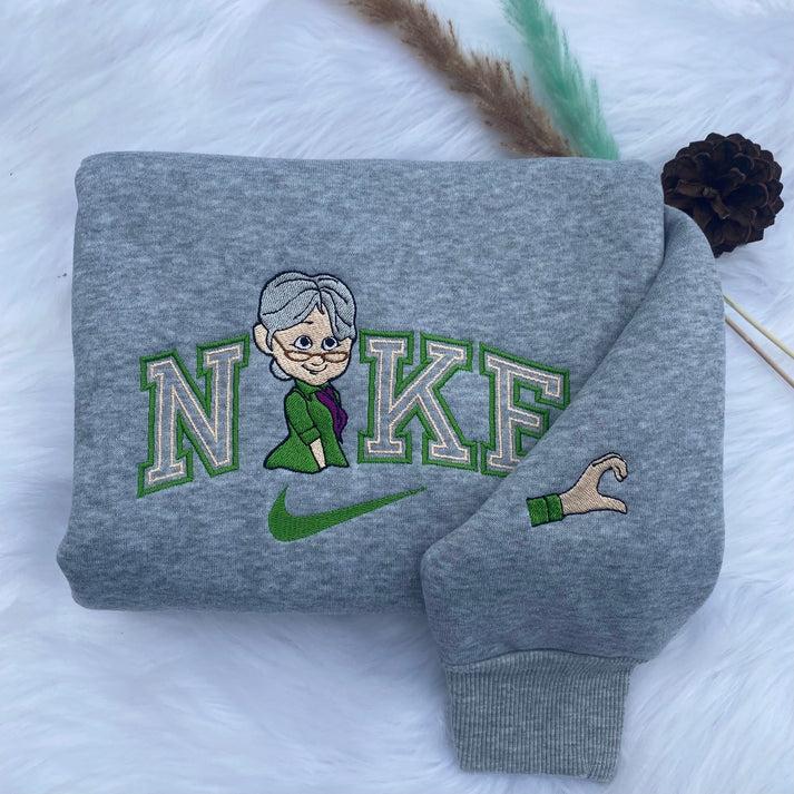 Couple Embroidery Sweatshirt, Cartoon Embroidery Sweatshirt, Couple Matching Embroidery Sweatshirt, Unisex Crewneck Sweatshirt, Trendy