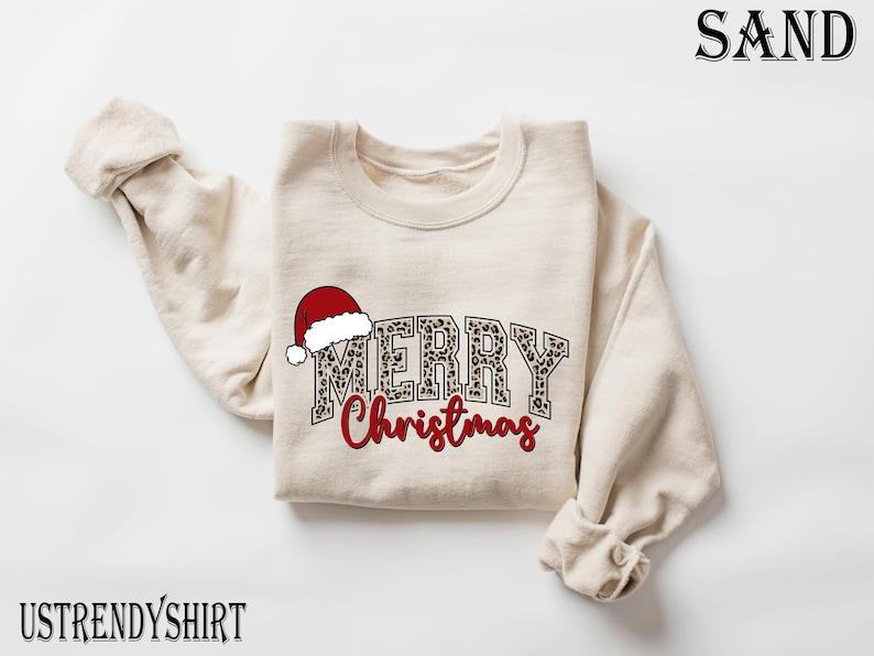 Merry Christmas Sweatshirt, Christmas Shirts, Cute Winter Sweater, Christmas Shirt for Women