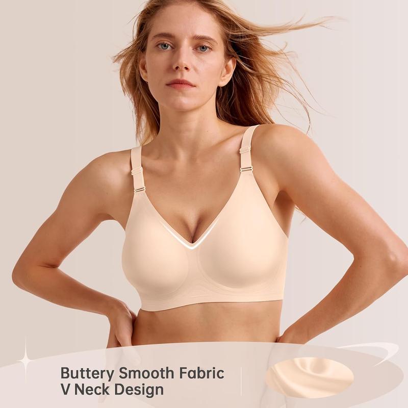OEAK Seamless Womenswear Bra with Soft Support Wireless Available in Regular and Plus Sizes Bras