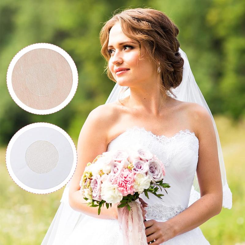 40 Pairs Disposable Nipple Breast Covers Adhesive Breast Pasties Petal Bra Pasties for Women