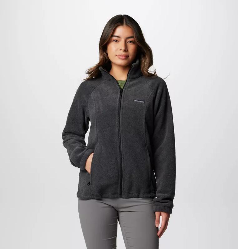 Columbia Women's Benton Springs Full Zip Fleece Jacket - Plush and Cold-Blocking - Fabric, Fit Womenswear Essential Everyday fleece jacket