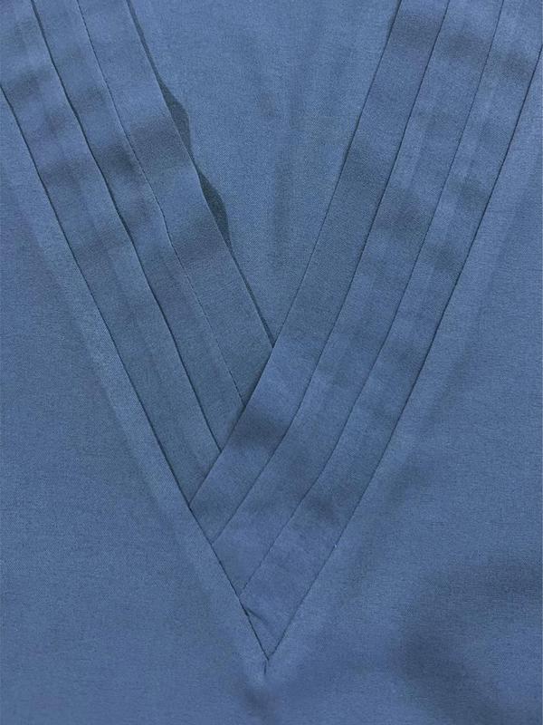 Women's Plain Wrap V Neck Sleeveless Blouse, Casual Solid Top for Summer, Ladies Clothes for Daily Wear