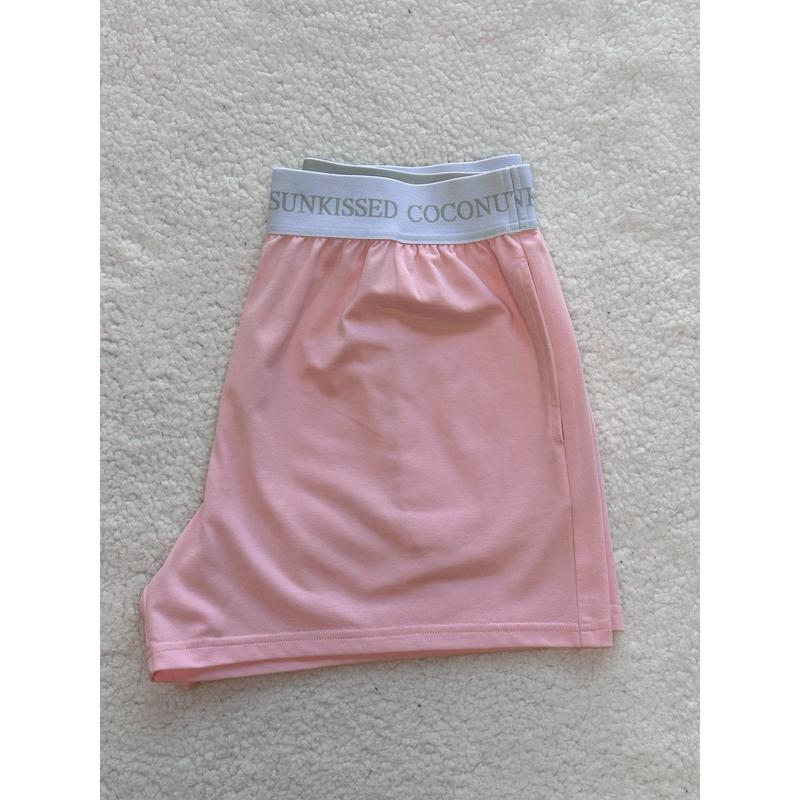 Blair Pink Basic Watercolor Shorts