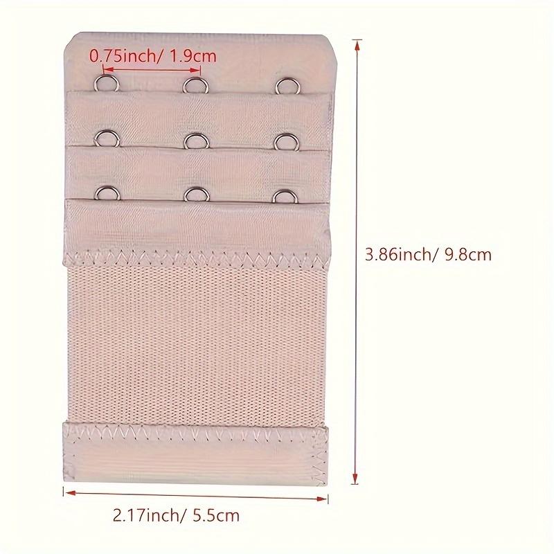 4pcs Bra Strap Extenders, Comfortable & Adjustable, 3 Hooks