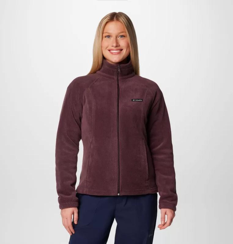 Columbia Women's Benton Springs Full Zip Fleece Jacket - Plush and Cold-Blocking - Fabric, Fit Womenswear Essential Everyday fleece jacket