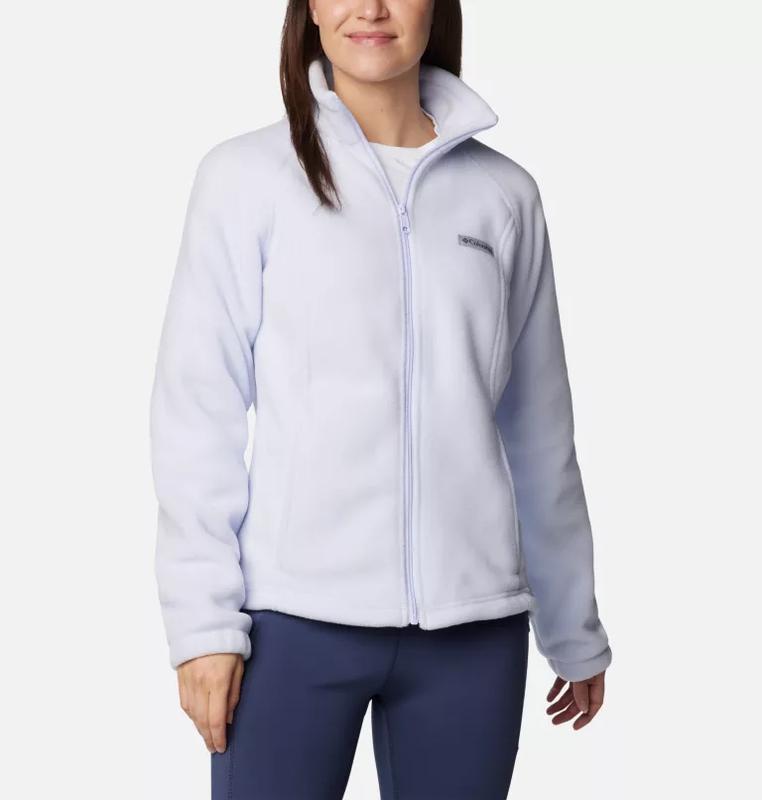 Columbia Women's Benton Springs Full Zip Fleece Jacket - Plush and Cold-Blocking - Fabric, Fit Womenswear Essential Everyday fleece jacket