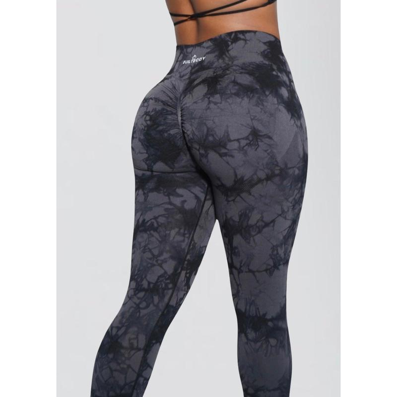 V-Waist Tie Dye Leggings