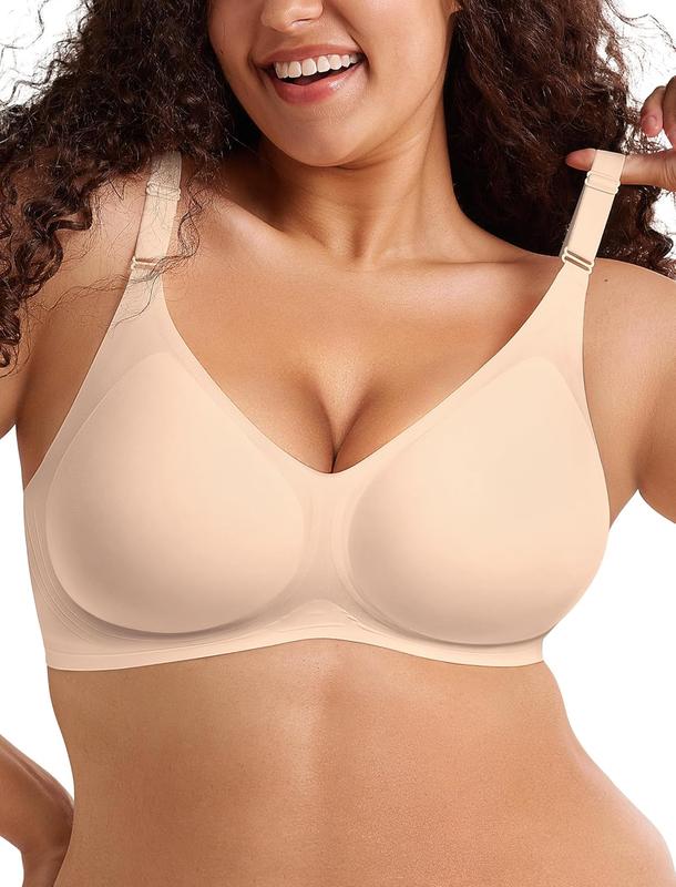 OEAK Seamless Womenswear Bra with Soft Support Wireless Available in Regular and Plus Sizes Bras