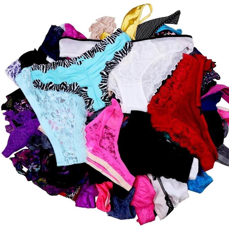 Sexy Underwear, Kinds of Women T-back Thong G-string Underpants Sexy Lacy Panties, 10 Pcs