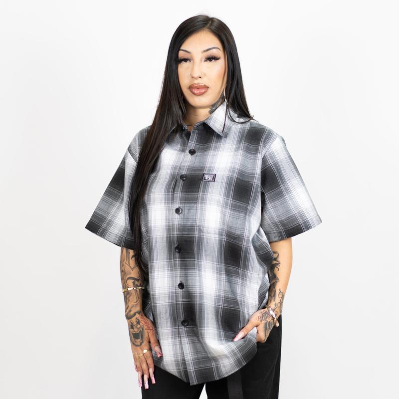 FB County Short Sleeve Checker Flannel Shirt