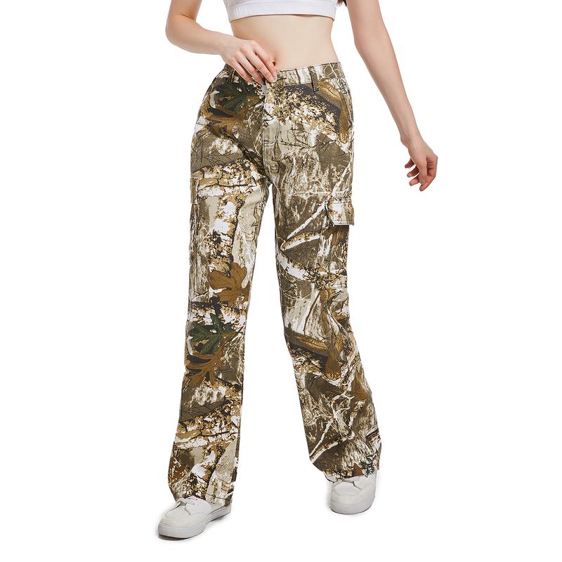 PinkyMoor Overalls Camouflage Pants Wide Leg Pants Jeans Sweatpants Streetwear Womenswear cameo  jeans