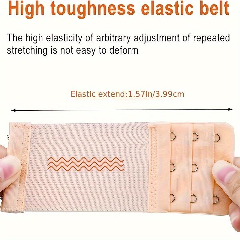 4pcs Bra Strap Extenders, Comfortable & Adjustable, 3 Hooks